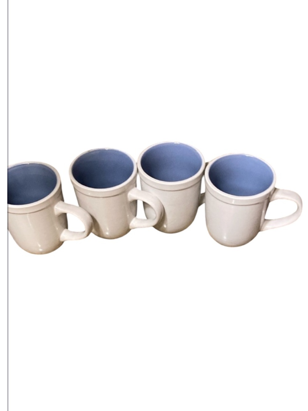 Gibson set of 4 mugs white blue see pictures please
